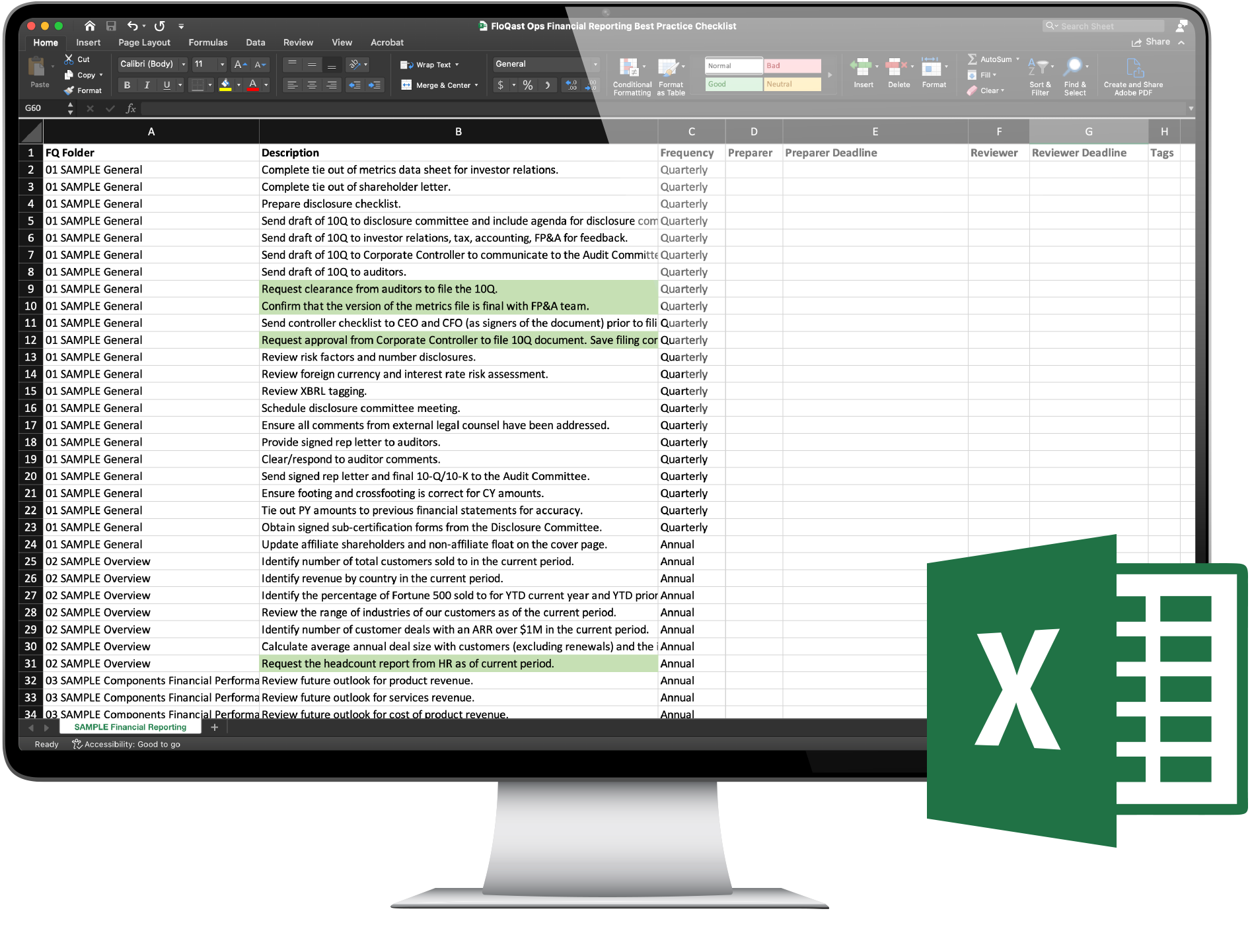 Best Practice Checklist Monitor Mockup