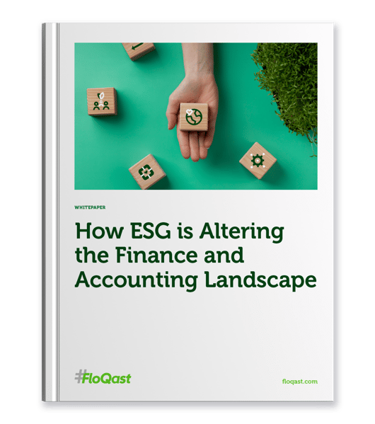 Whitepaper. How ESG is Altering the Finance and Accounting Landscape